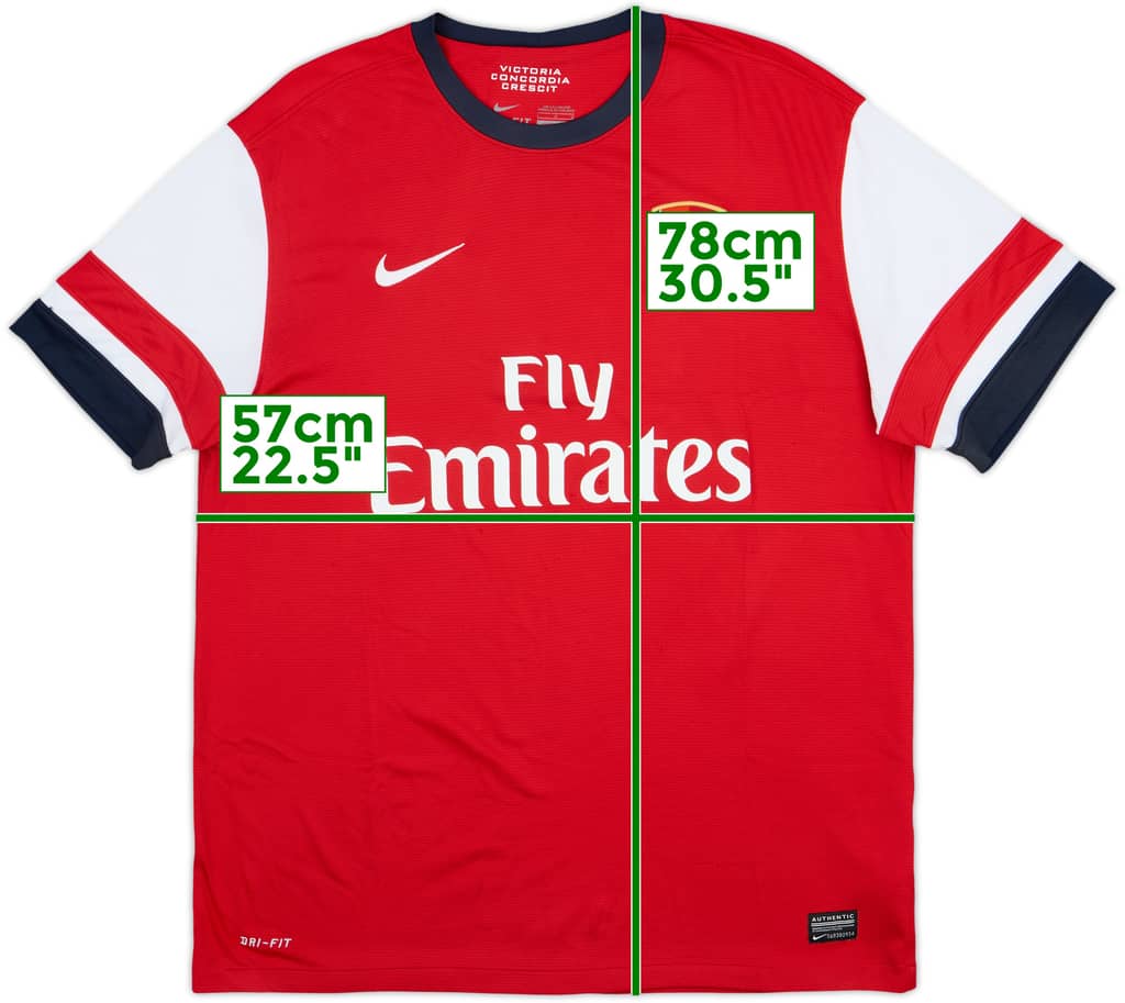 2012-14 Arsenal Home Shirt - 5/10 - (L)