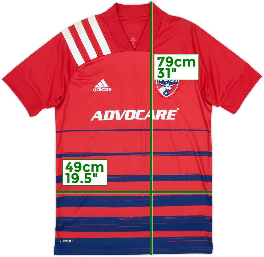 2020 FC Dallas Home Shirt - 8/10 - (S)