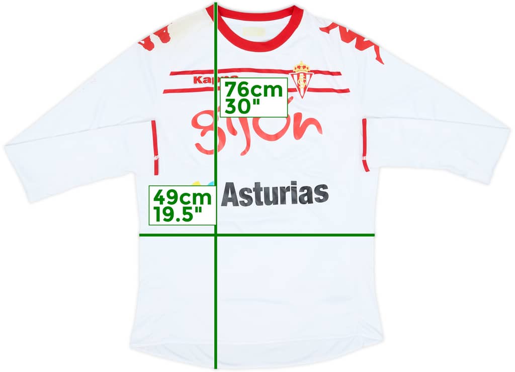 2011-12 Sporting Gijon Third L/S Shirt - 5/10 - (M)