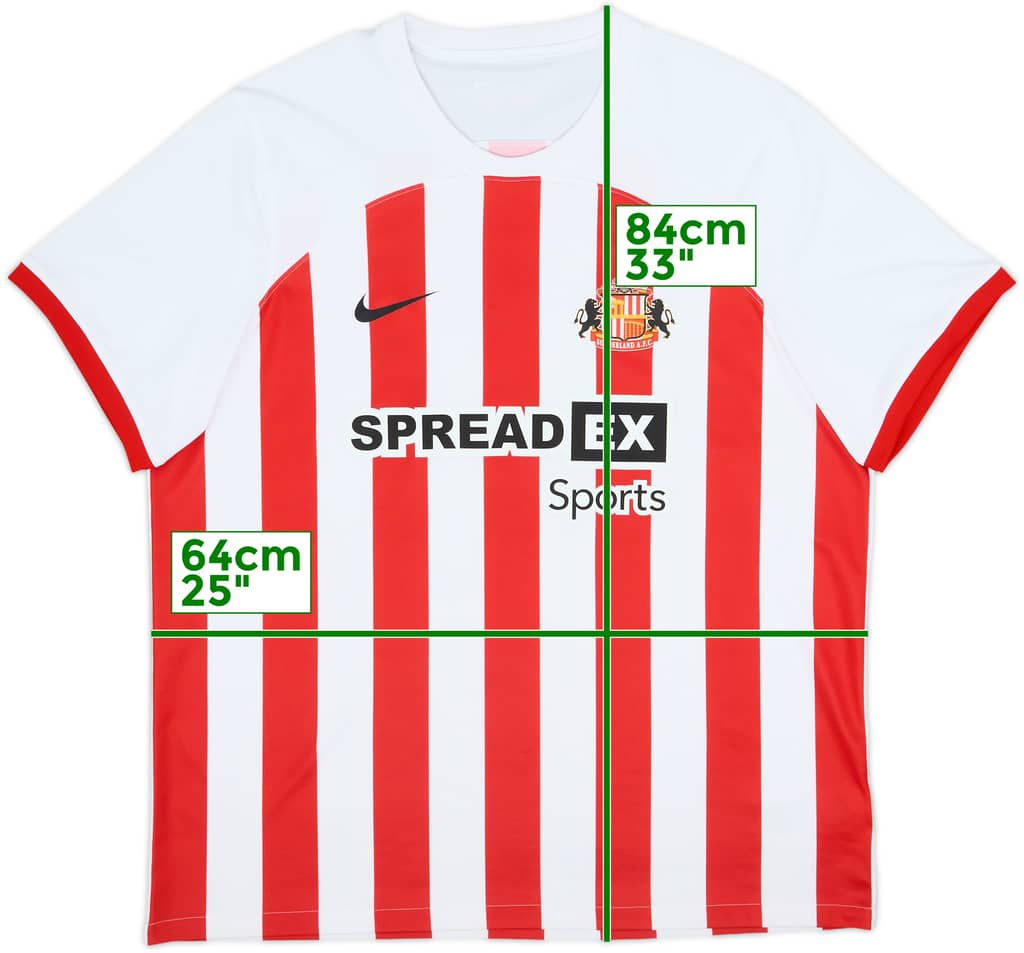 2023-24 Sunderland Home Shirt - 8/10 - (XXL)