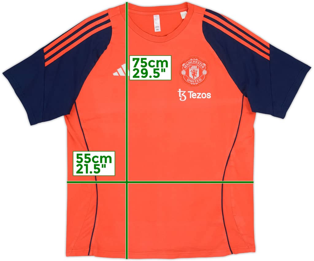 2024-25 Manchester United adidas Cotton Tee - 10/10 - (L)