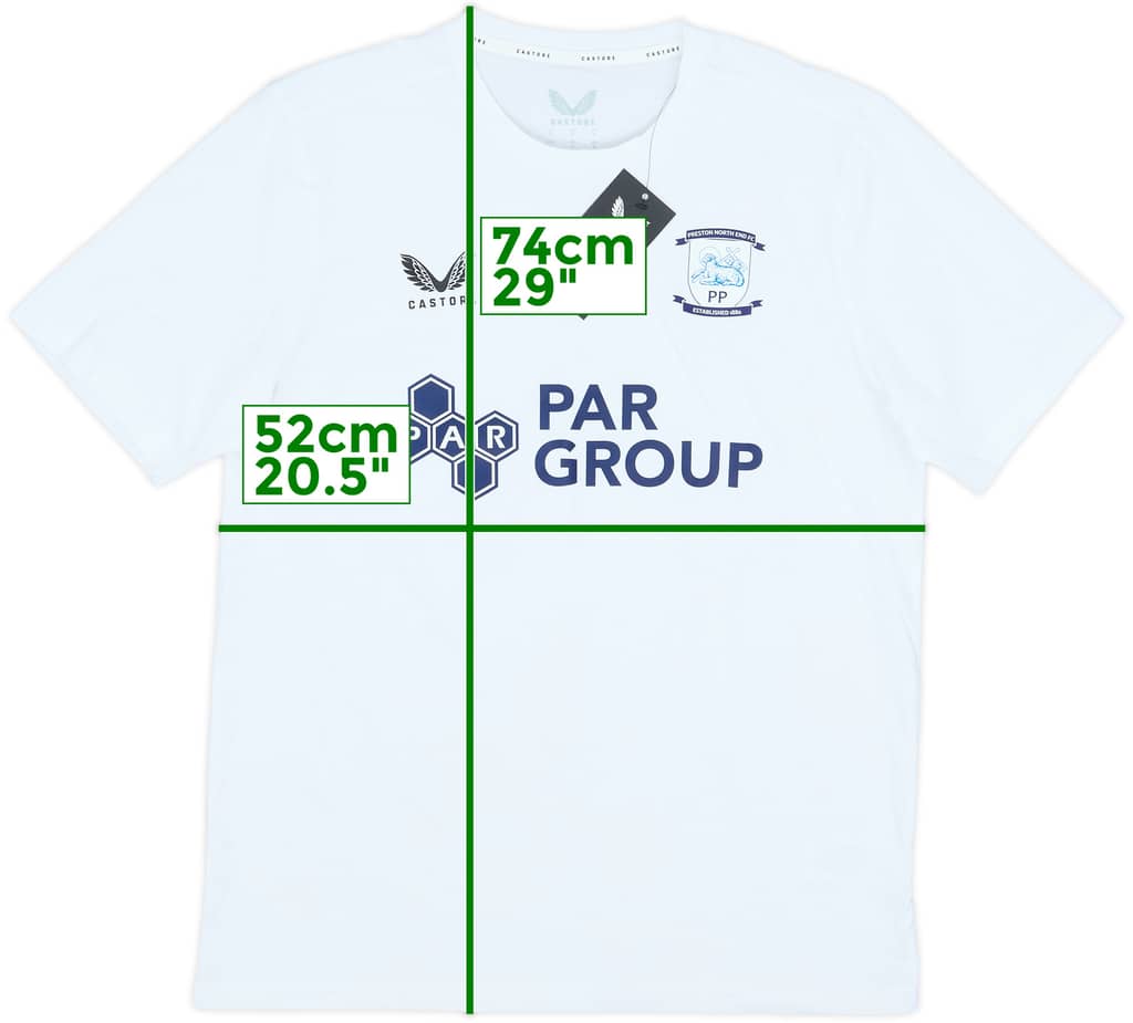 2023-24 Preston North End Castore Cotton Tee (M)