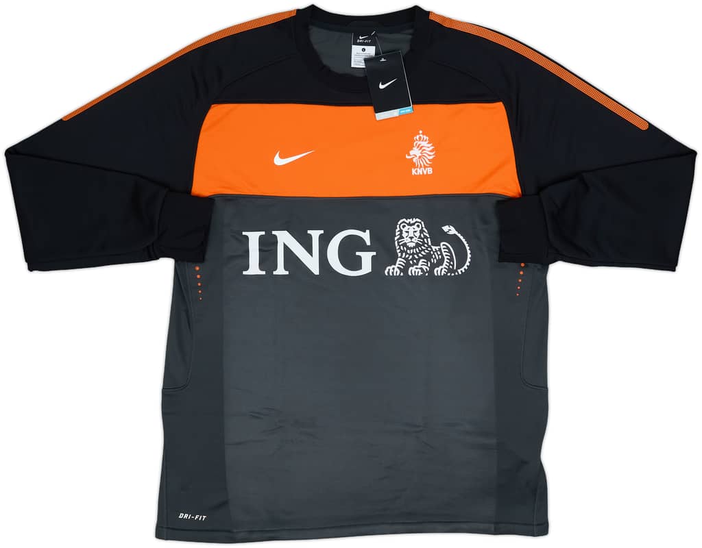 2010-11 Netherlands Nike Sweat Top (L)