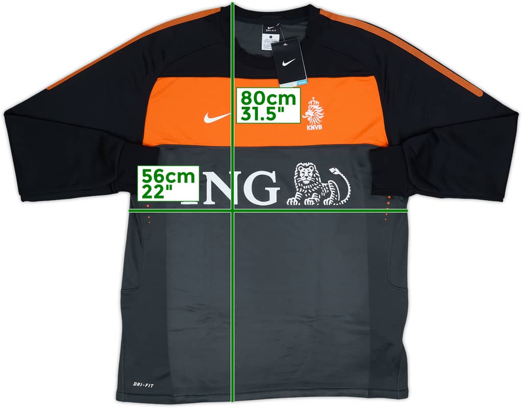 2010-11 Netherlands Nike Sweat Top (L)