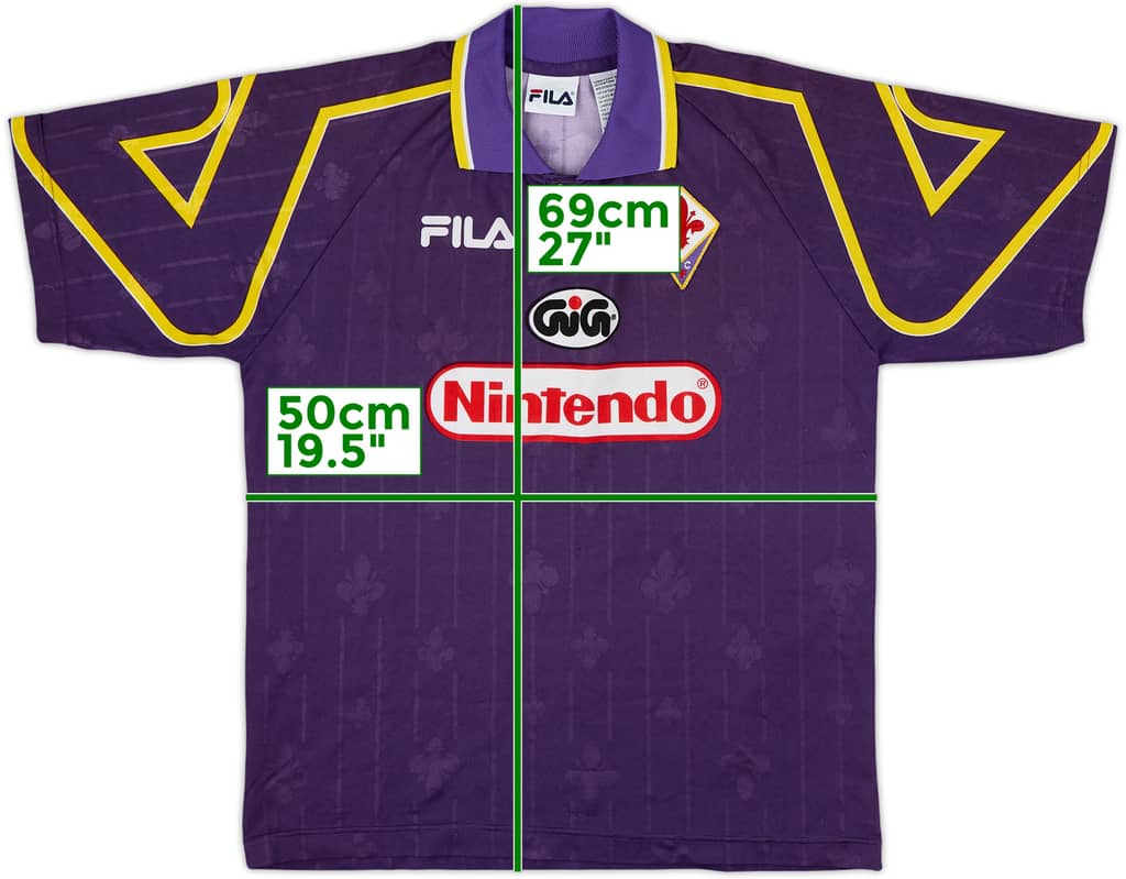 1997-98 Fiorentina Home Shirt - 9/10 - (S)