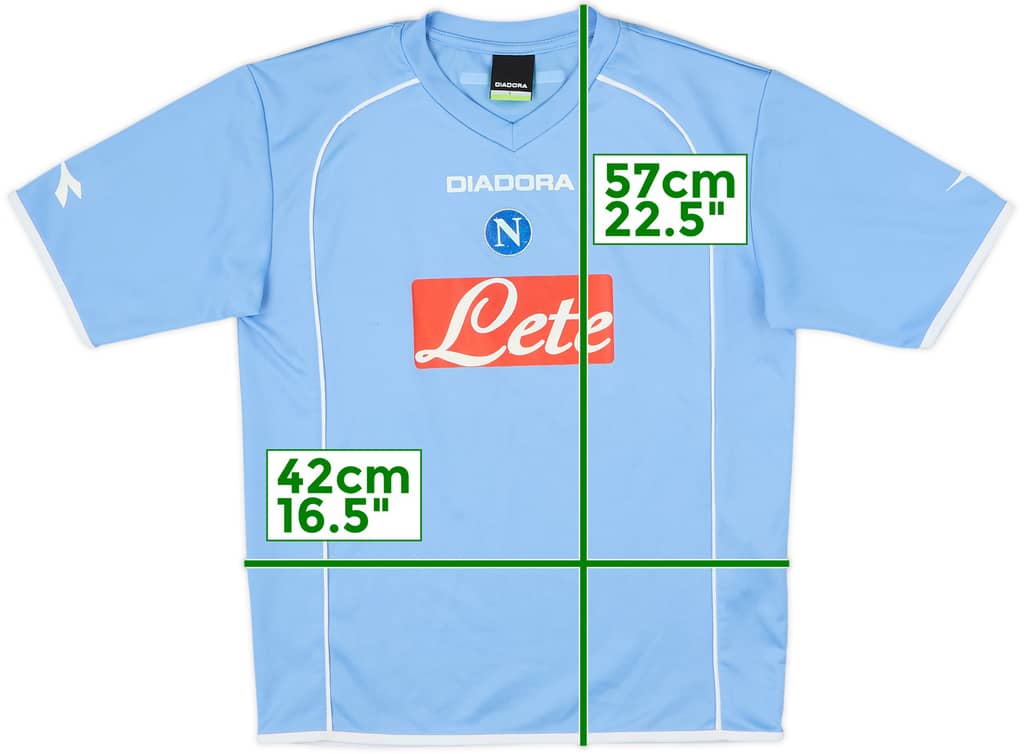 2006-07 Napoli Home Shirt - 7/10 - (S.Boys)
