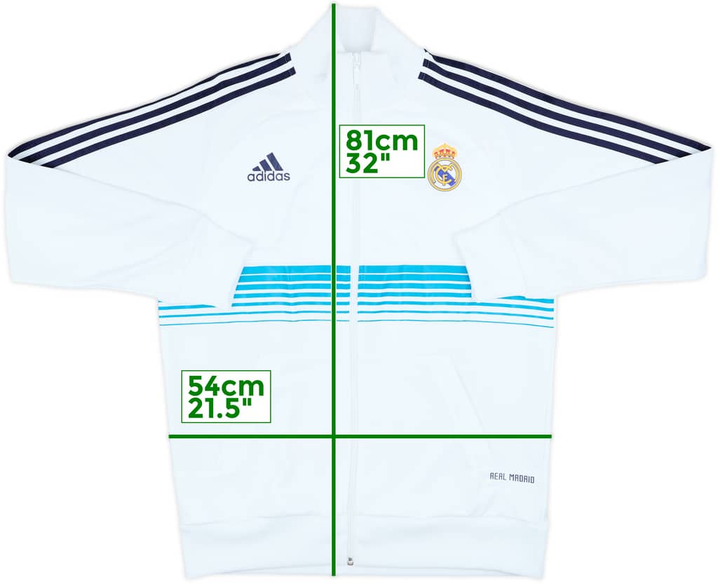 2012-13 Real Madrid adidas Track Jacket - 8/10 - (L)