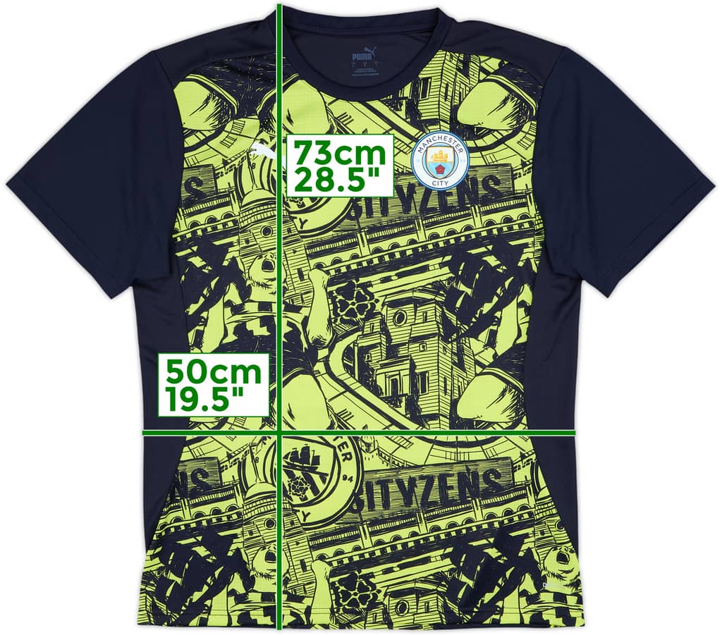 2024-25 Manchester City Puma Training Shirt - 10/10 - (L)