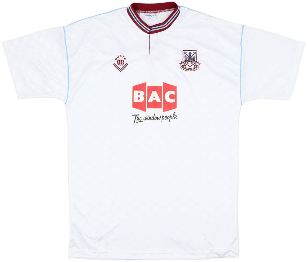 1989-90 West Ham Away Shirt - 10/10 - (L/XL)