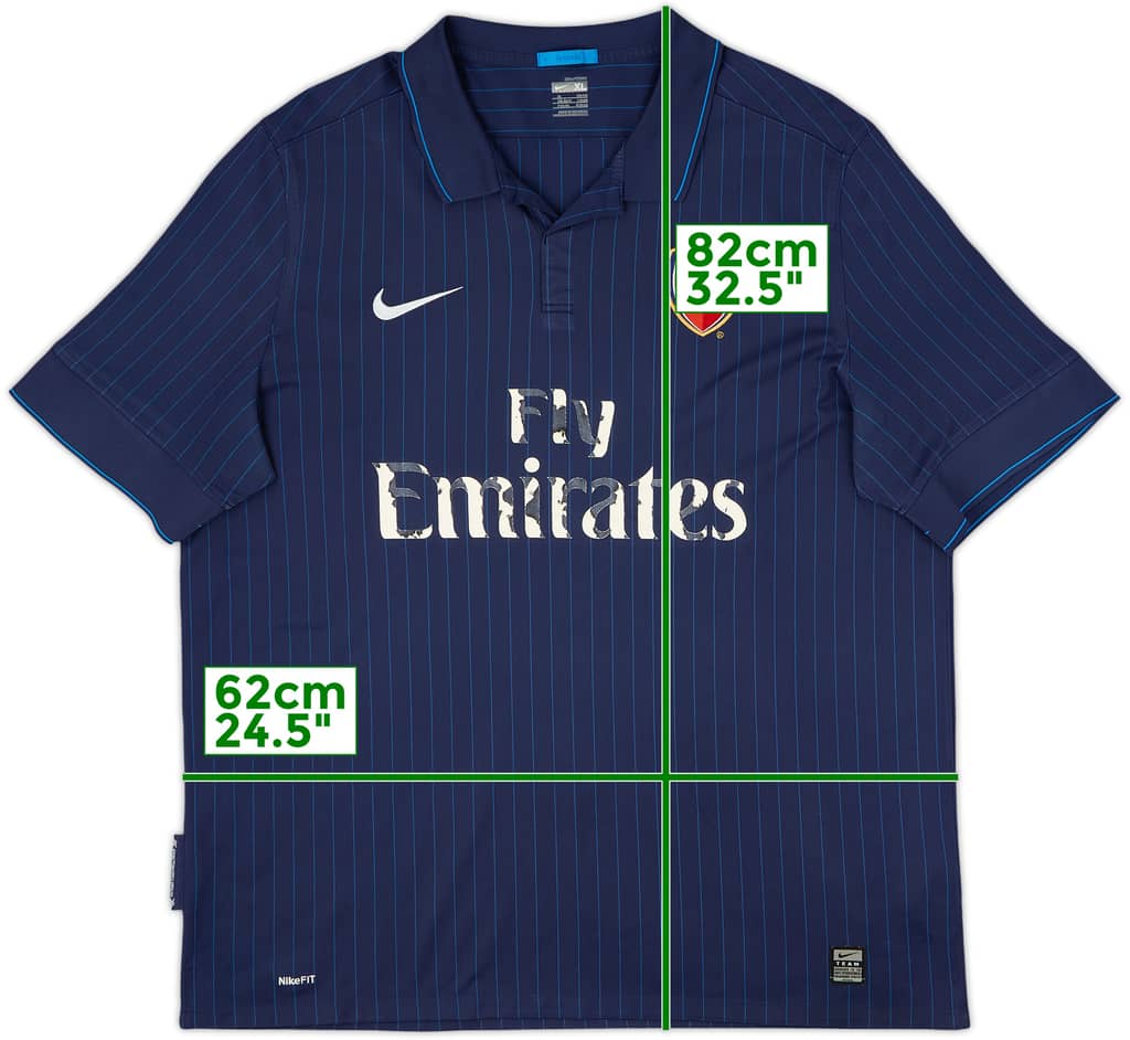 2009-10 Arsenal Away Shirt - 4/10 - (XL)