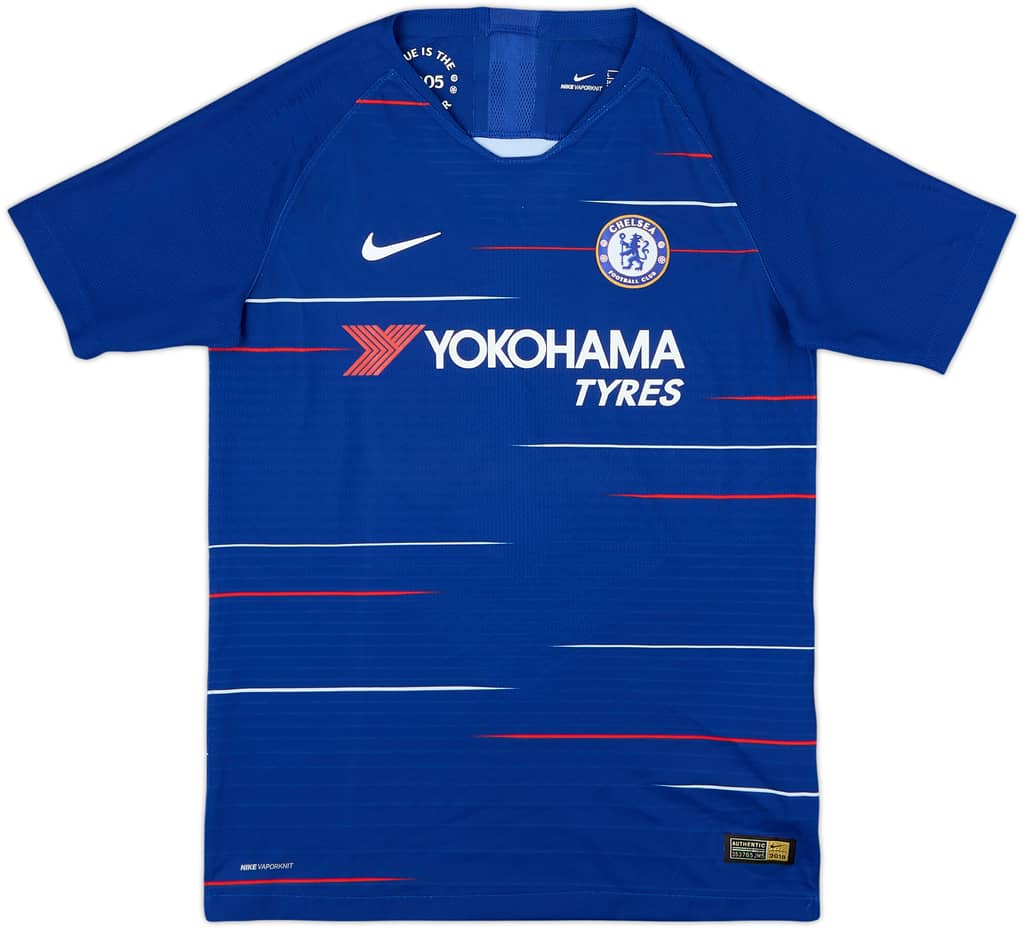 2018-19 Chelsea Authentic Home Shirt - 10/10 - (L.Boys)
