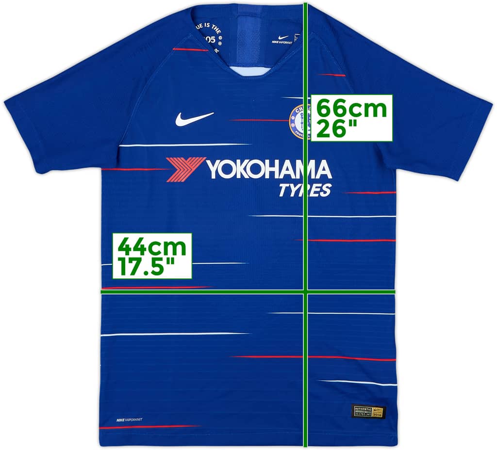 2018-19 Chelsea Authentic Home Shirt - 10/10 - (L.Boys)