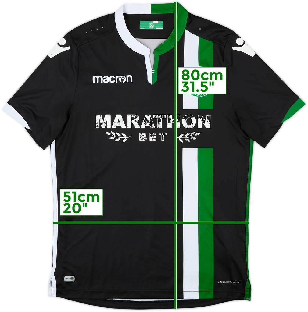 2017-18 Hibernian Home Shirt - 4/10 - (L)