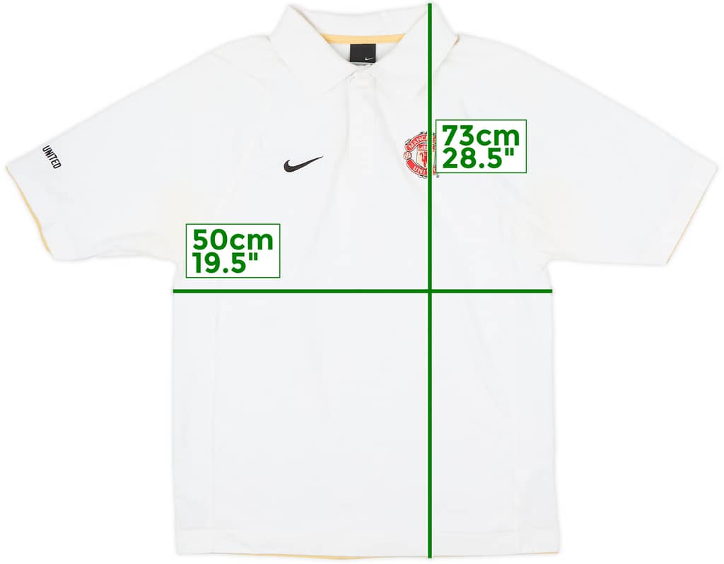2006-07 Manchester United Nike Polo Shirt - 8/10 - (M)