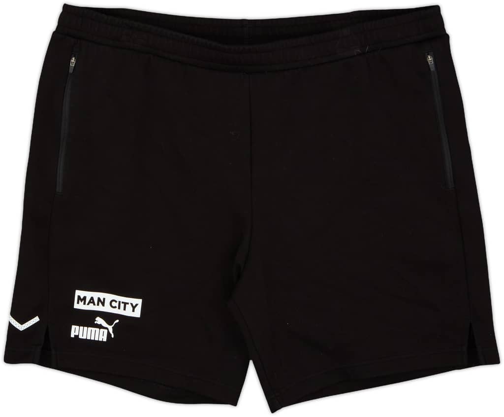 2021-22 Manchester City Puma Training Shorts - 10/10 - (XXL)