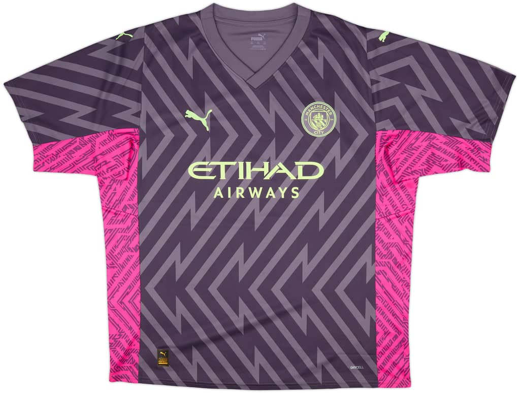 2023-24 Manchester City GK S/S Shirt - 10/10 - (XXL)