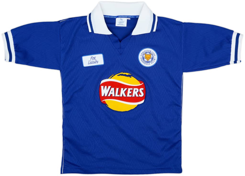 1998-00 Leicester Home Shirt - 9/10 - (M.Boys)
