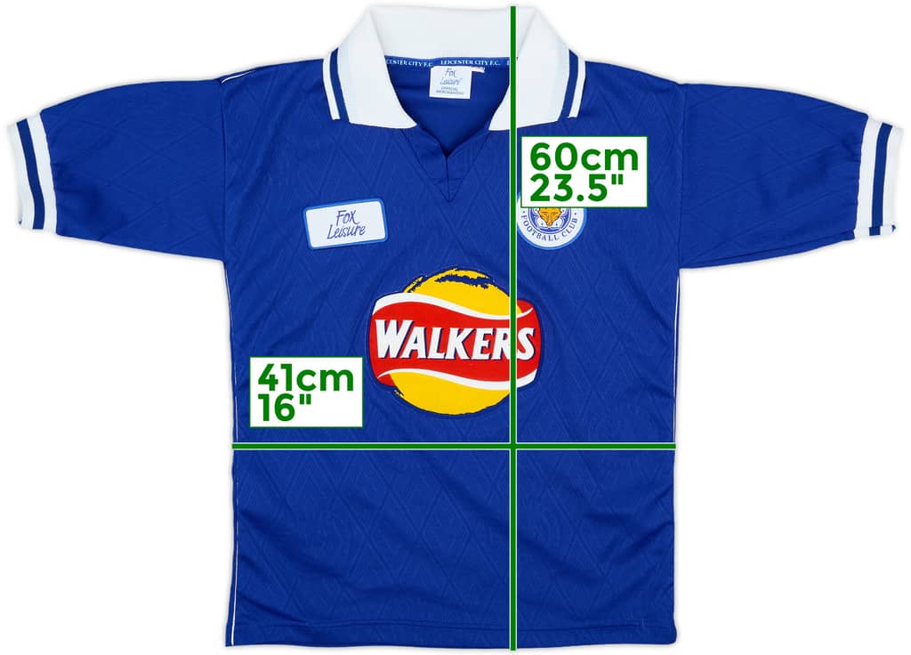 1998-00 Leicester Home Shirt - 9/10 - (M.Boys)