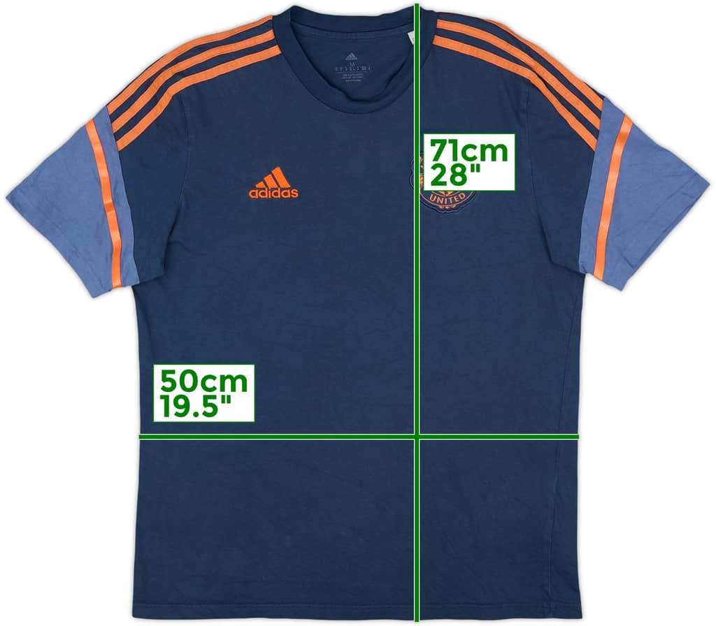 2022-23 Manchester United adidas Cotton Tee - 8/10 - (M)