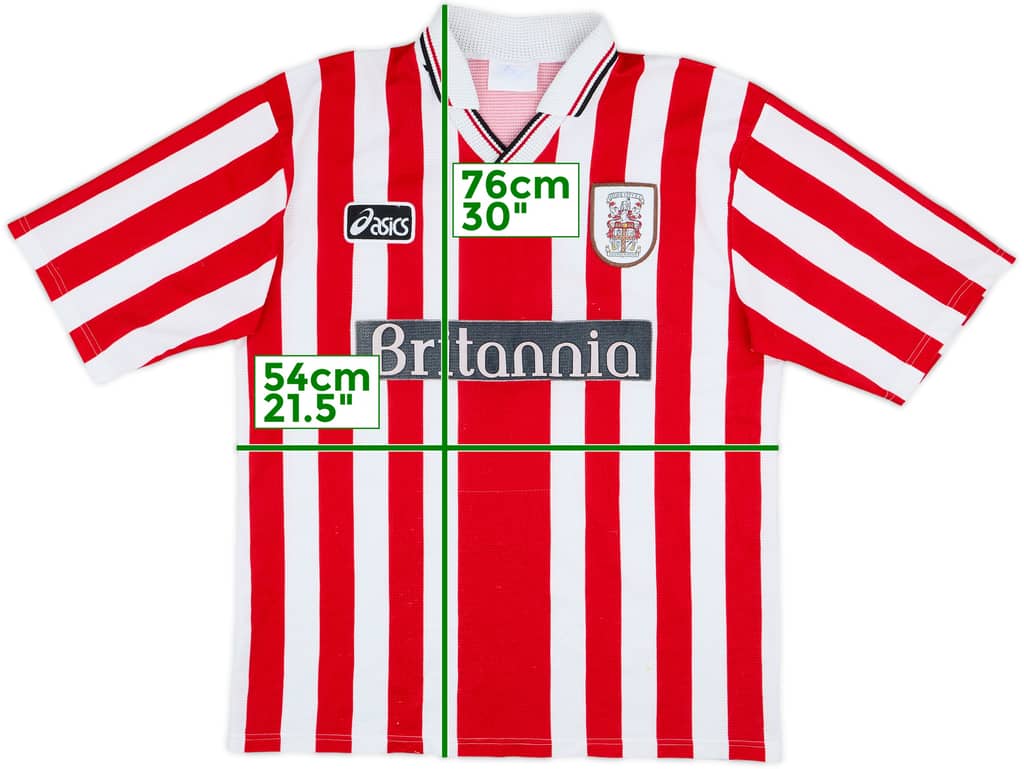 1997-98 Stoke City Home Shirt - 5/10 - (L)