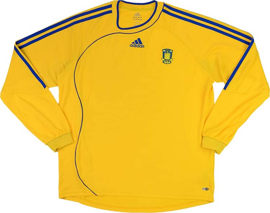 2006-07 Brondby Home L/S Shirt - 8/10 - (L)
