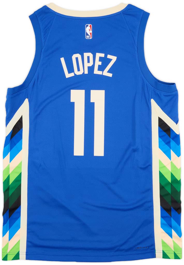 2022-23 Milwaukee Bucks Lopez #11 Nike Swingman Alternate Jersey (L)