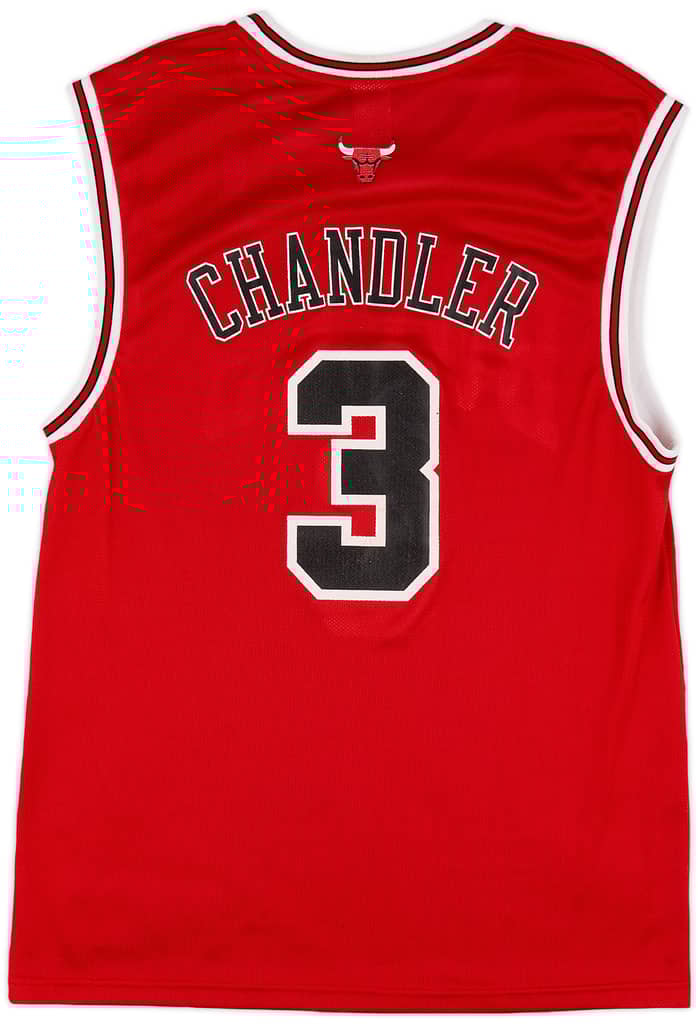 2002-06 Chicago Bulls Chandler #3 Reebok Away Jersey (Excellent) M