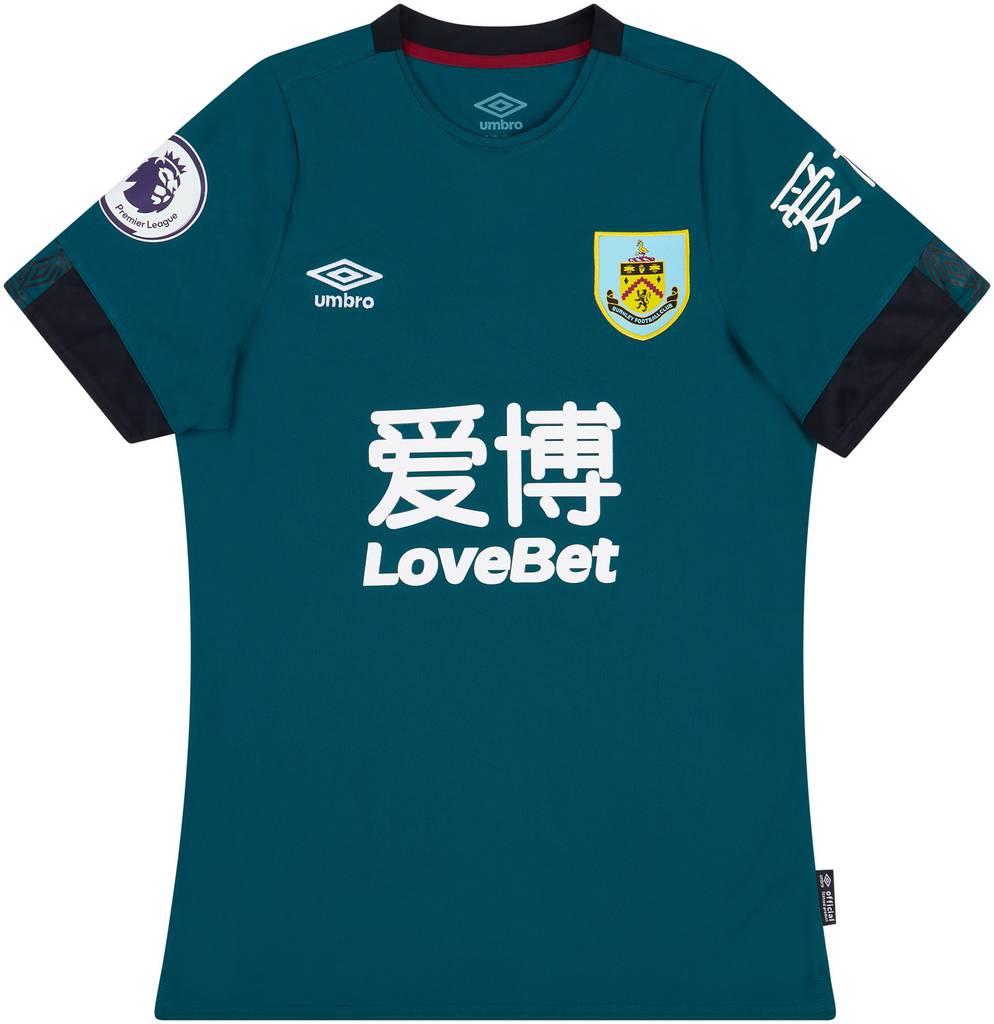 2019-20 Burnley Match Issue Third Shirt Brady #12