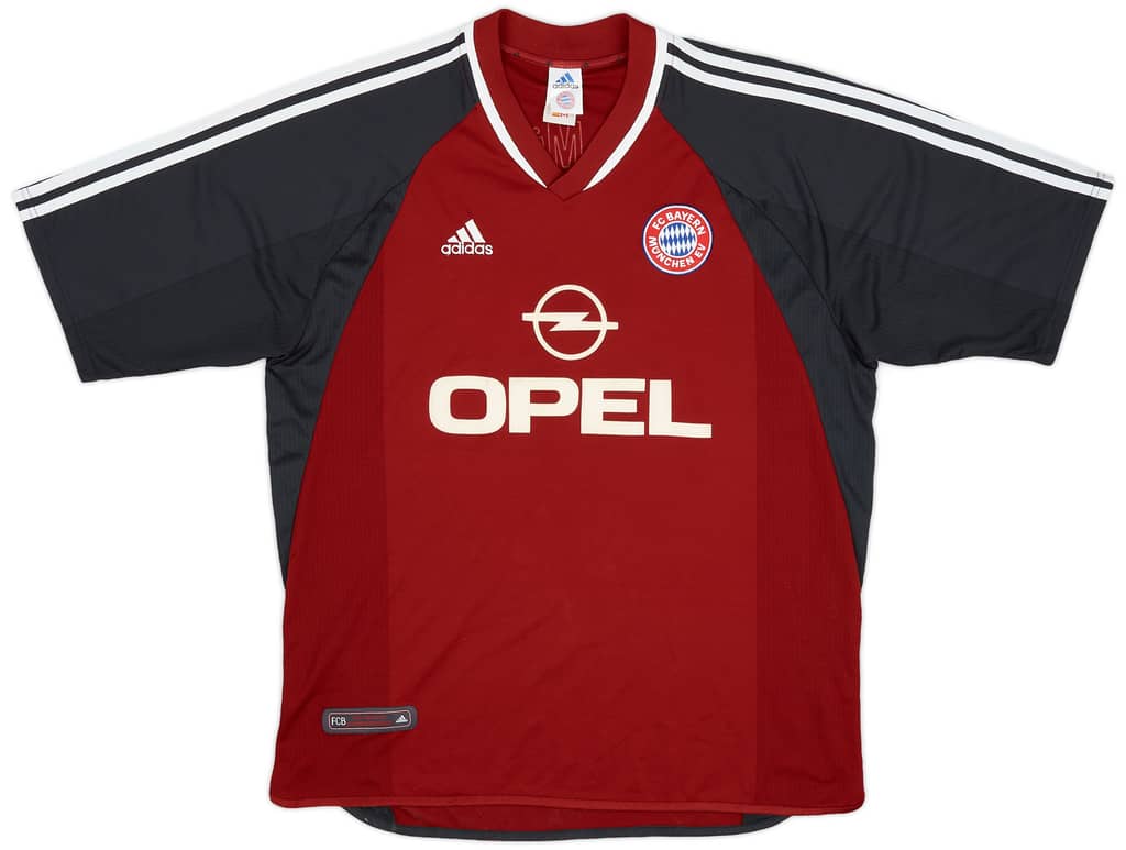 2001-02 Bayern Munich Home Shirt Elber #9 - 8/10 - (S)