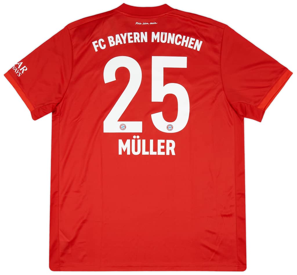 2019-20 Bayern Munich Home Shirt Muller #25