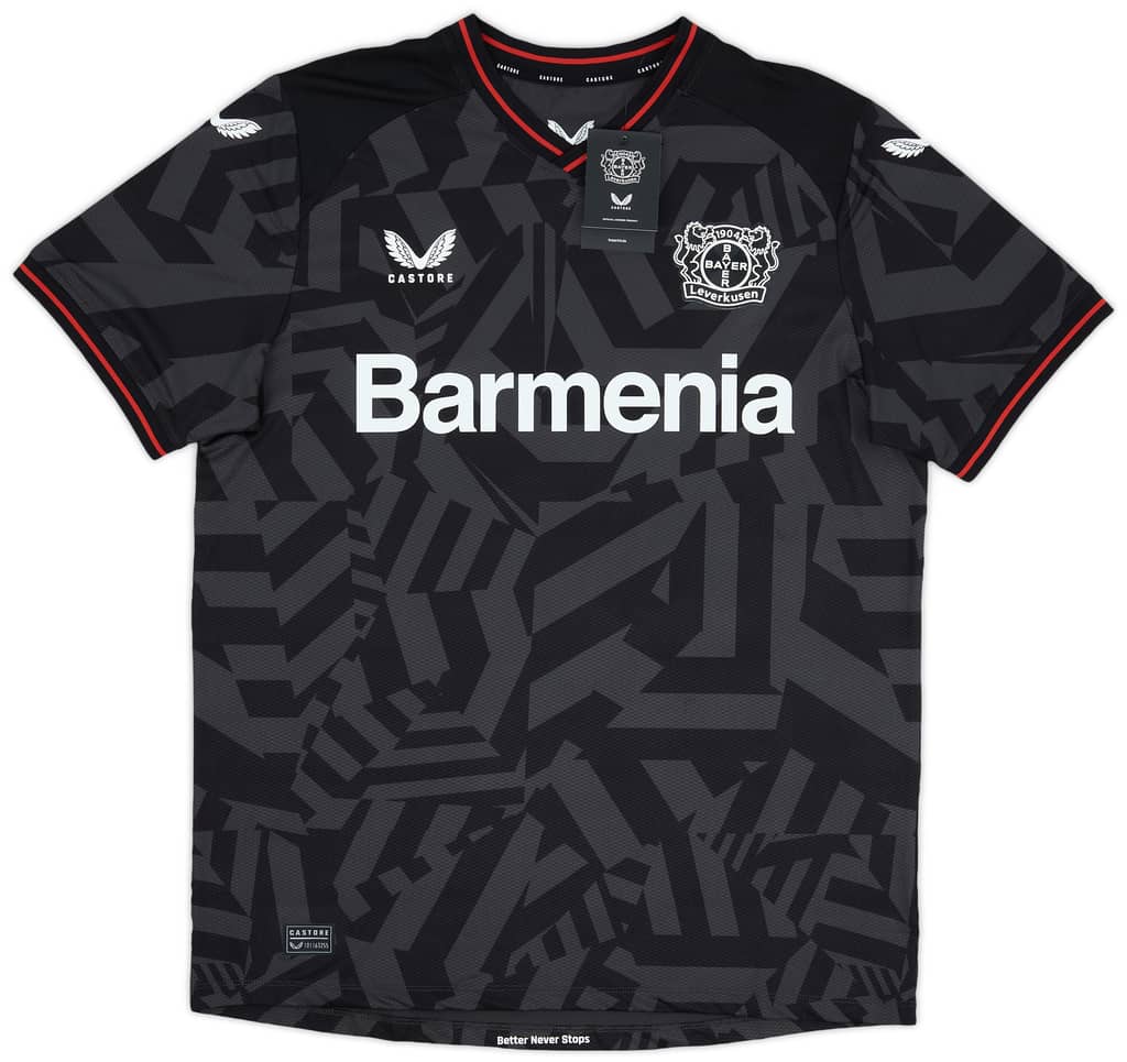 2022-23 Bayer Leverkusen Player Issue Pro Away Shirt Tapsoba #12
