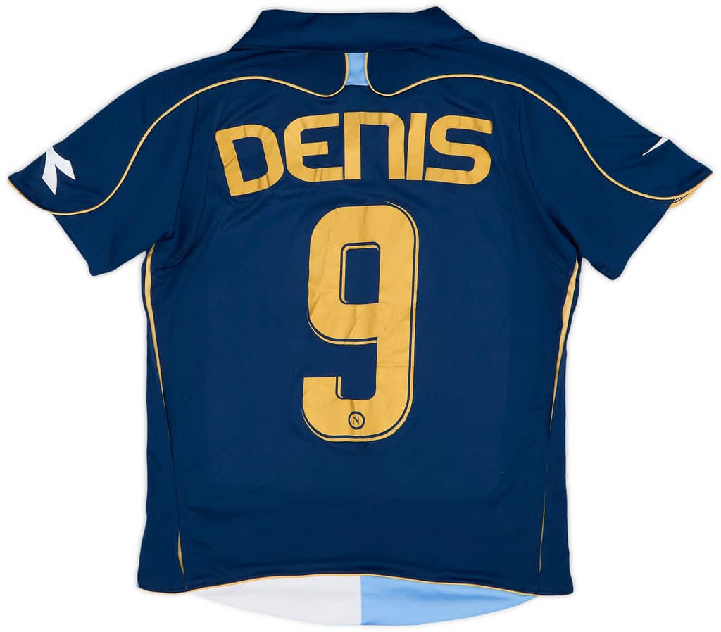 2008-09 Napoli Third Shirt Denis #9 - 7/10 - (S)