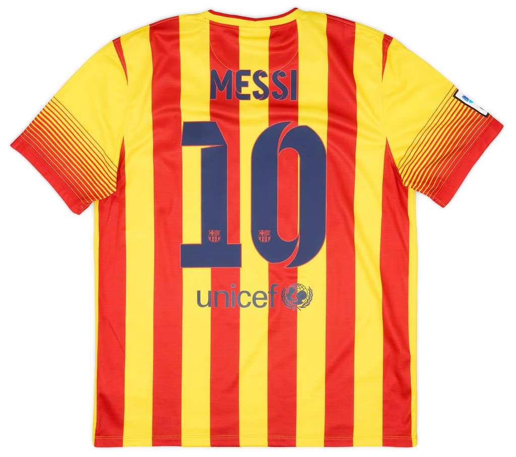 2013-15 Barcelona Away Shirt Messi #10 - 9/10 - (L)