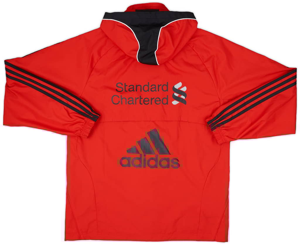 2010-11 Liverpool adidas Hooded Rain Jacket - 9/10 - (S)