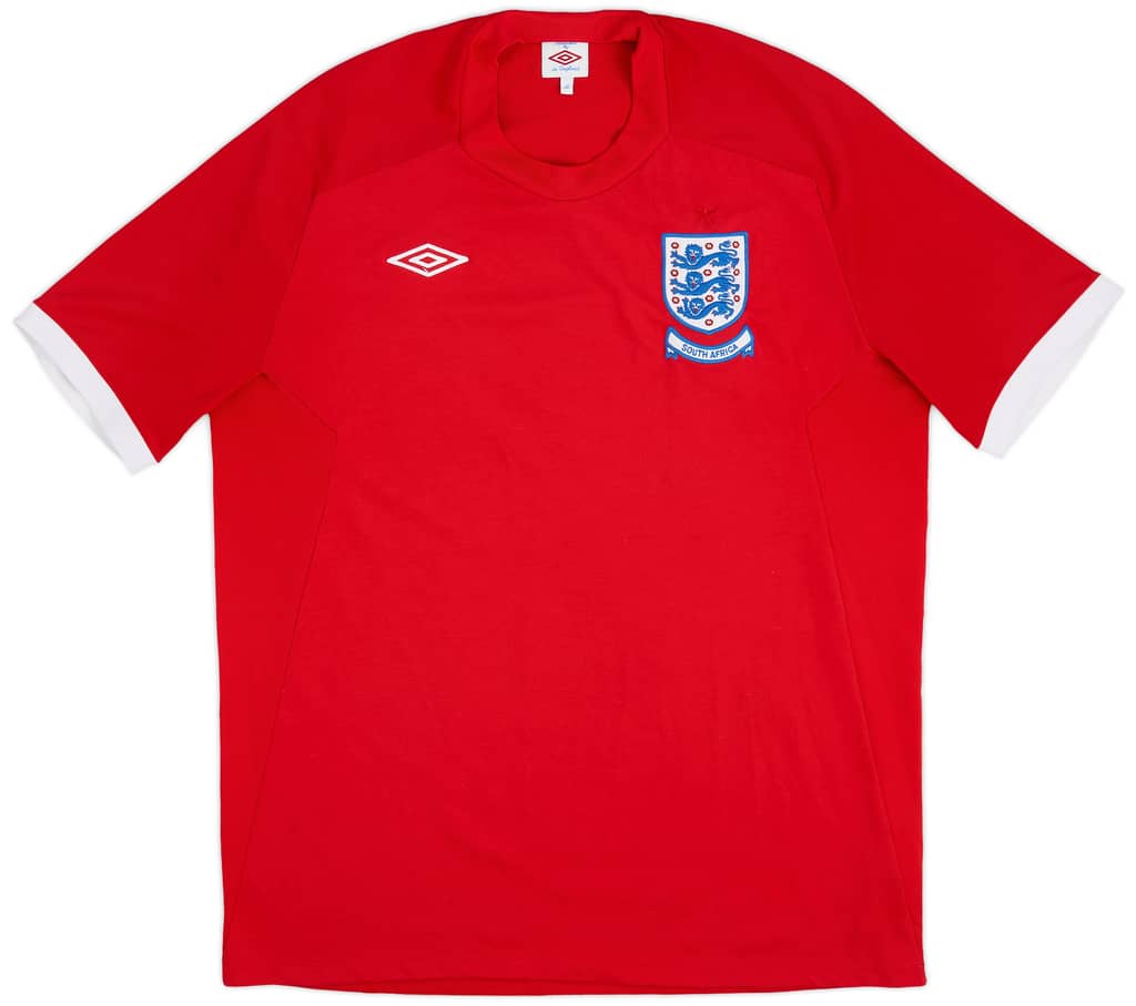 2010-11 England 'South Africa' Away Shirt - 8/10 - (XL)