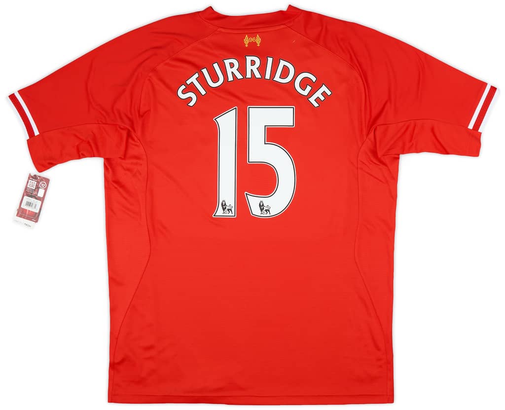 2013-14 Liverpool Home Shirt Sturridge #15 (XXL)