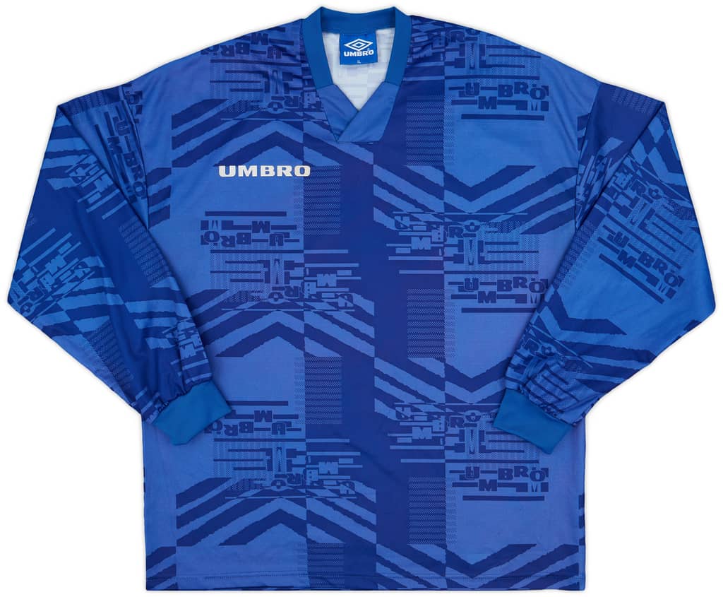 1990s Umbro Template L/S Shirt - 9/10 - (XL)