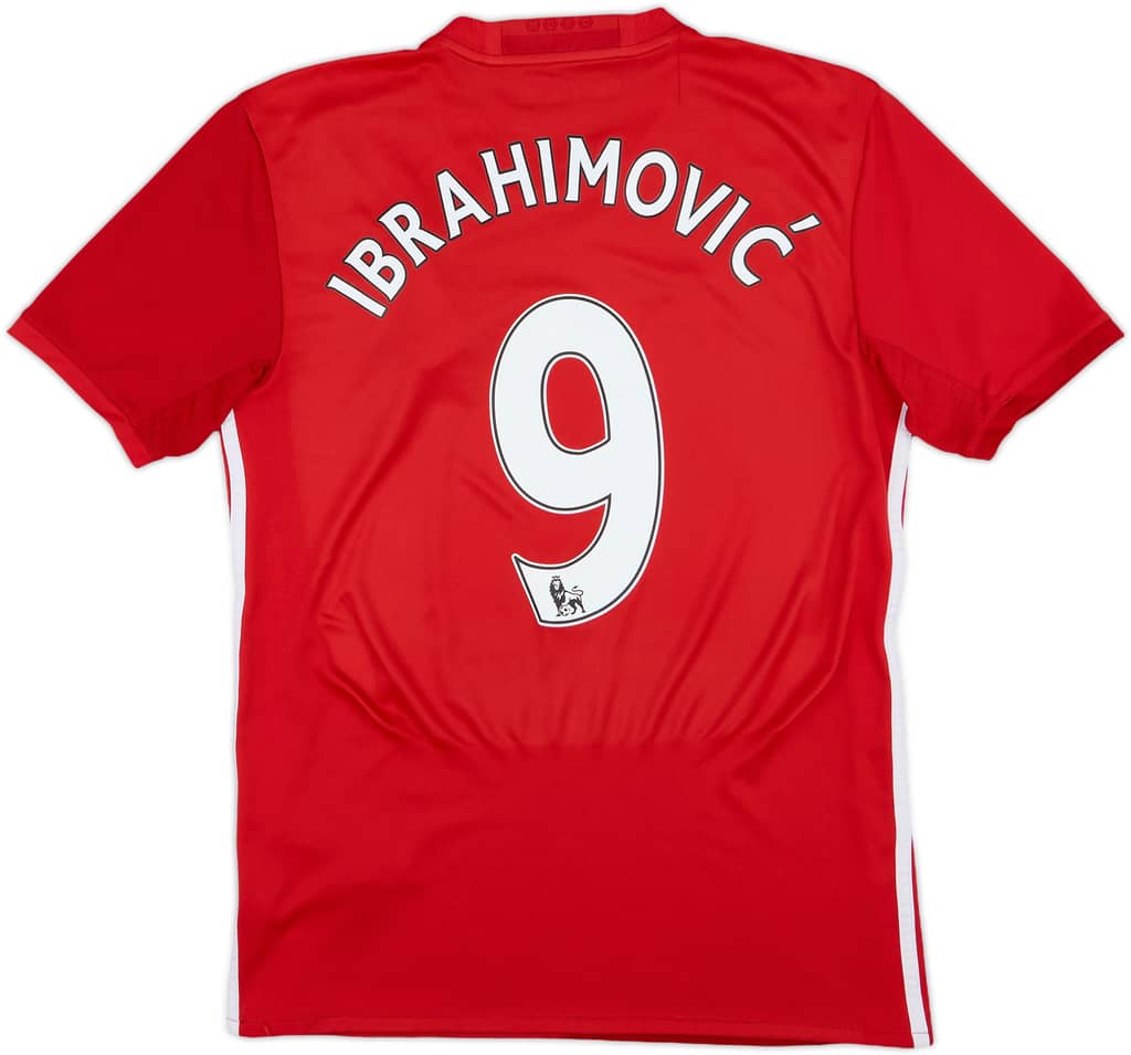 2016-17 Manchester United Home Shirt Ibrahimovic #9 - 5/10 - (S)