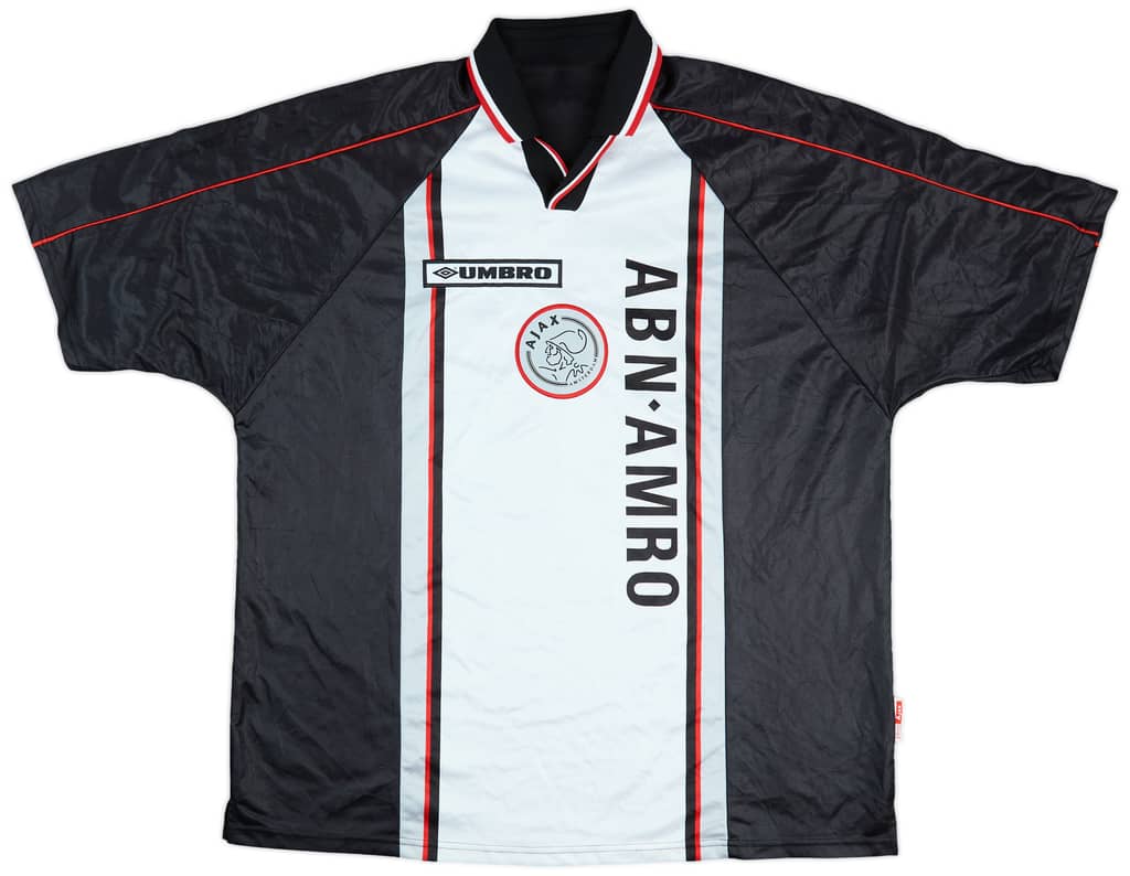 1998-99 Ajax Away Shirt F.De Boer #4 - 9/10 - (XXL)