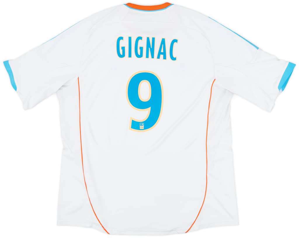 2012-13 Olympique Marseille Home Shirt Gignac #9 - 7/10 - (XL)