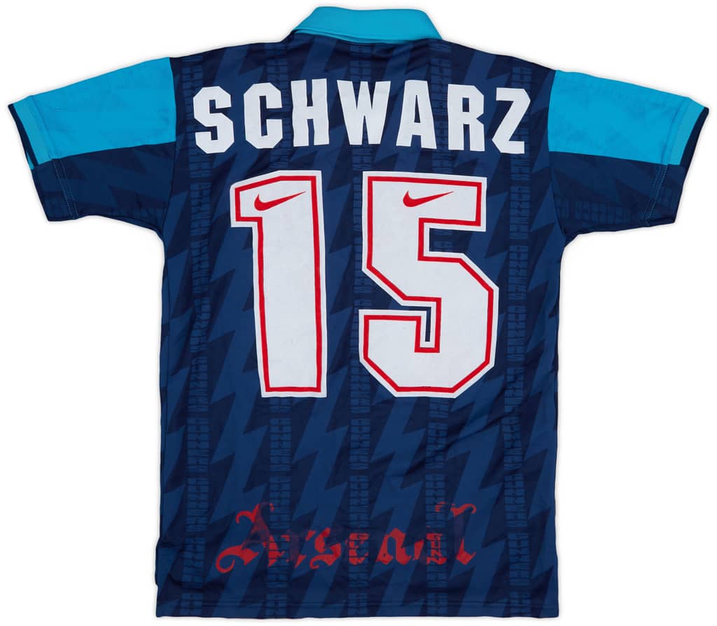 1994-95 Arsenal Away Shirt Schwarz #15 - 6/10 - (L.Boys)