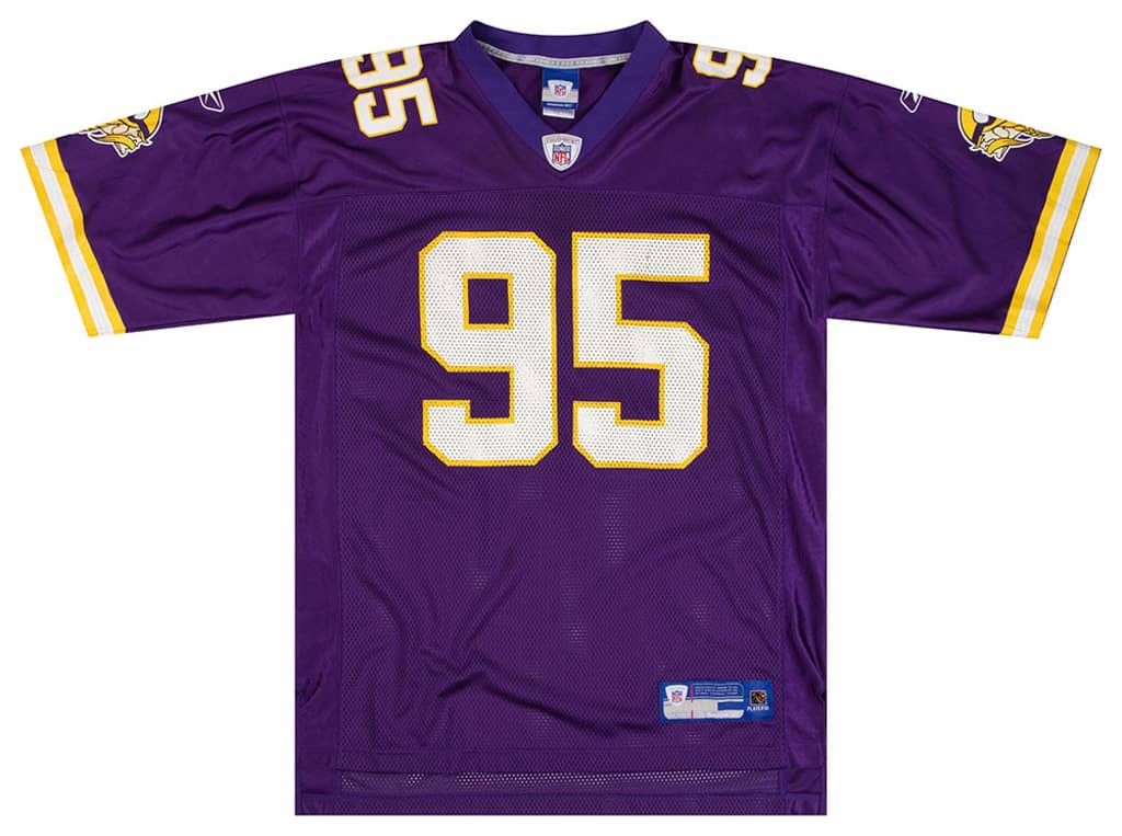 2005 Minnesota Vikings Udeze #95 Reebok On Field Jersey (Home) L