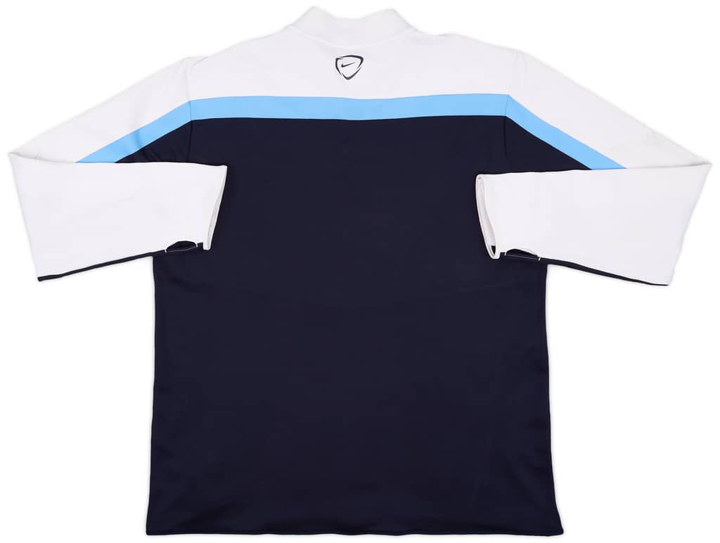 2013-14 Manchester City Player Issue Nike 1/4 Zip Drill Top - 6/10 - (XL)