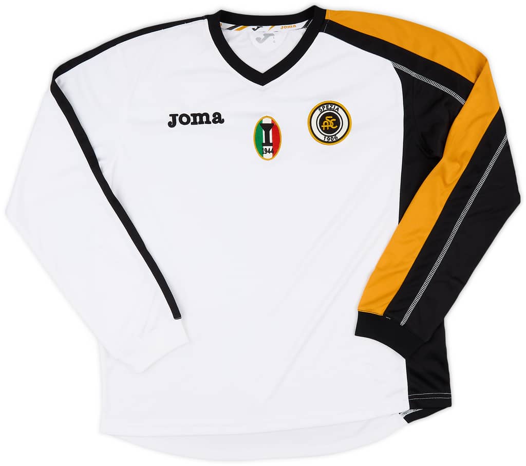 2010-11 Spezia Home L/S Shirt - 9/10 - (L)