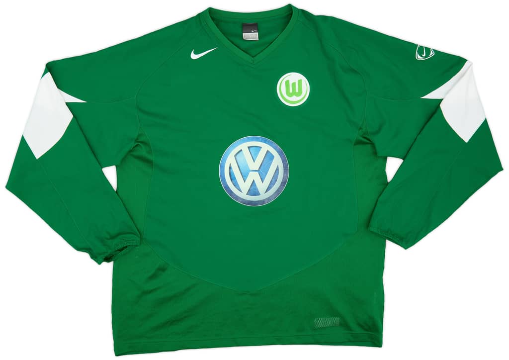 2005-06 Wolfsburg Home L/S Shirt - 8/10 - (XL)