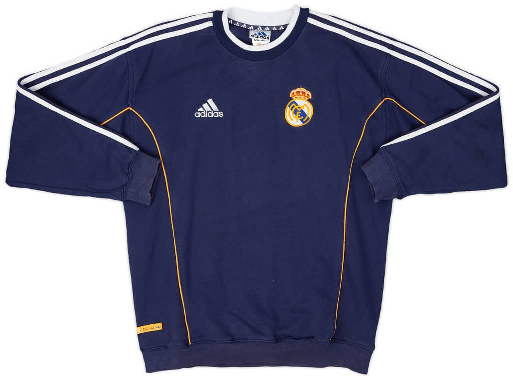 1999-00 Real Madrid adidas Sweat Top - 8/10 - (M)