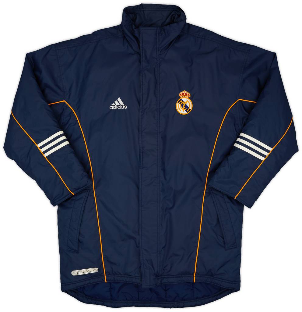 1999-00 Real Madrid adidas Padded Bench Coat - 8/10 - (L)