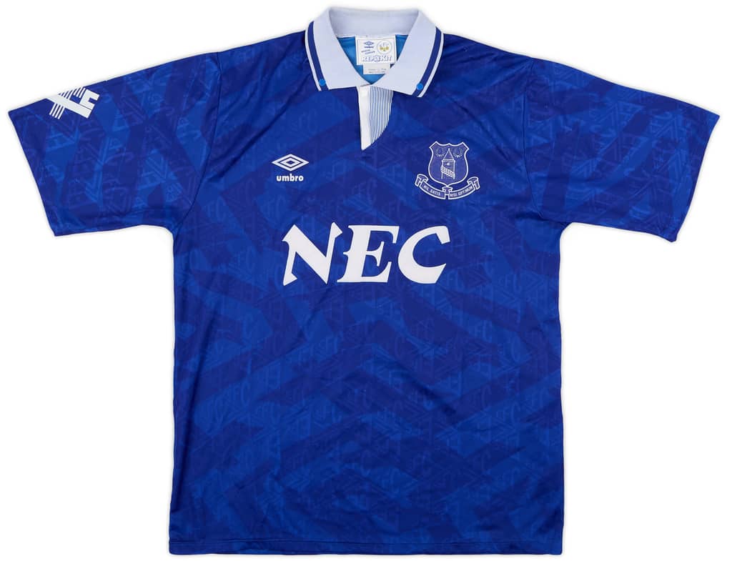 1991-93 Everton Home Shirt - 6/10 - (XL)