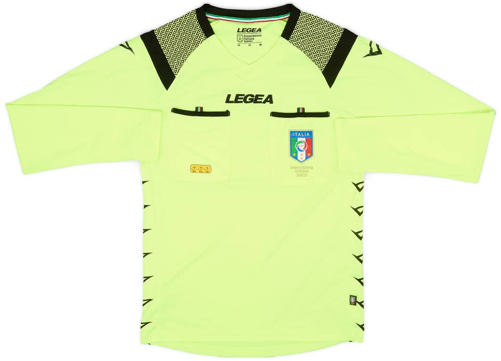 2014-15 Italy Legea Referee L/S Shirt - 9/10 - (M)
