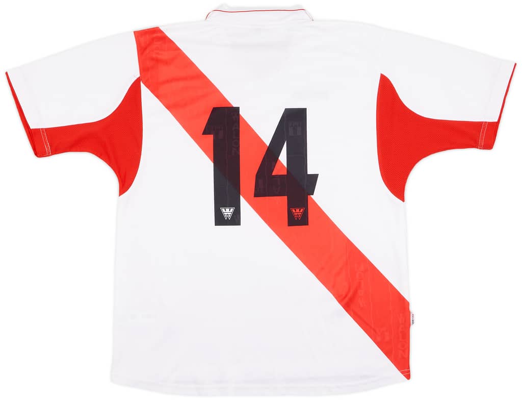 2006 Peru Home Shirt #14 - 9/10 - (L)